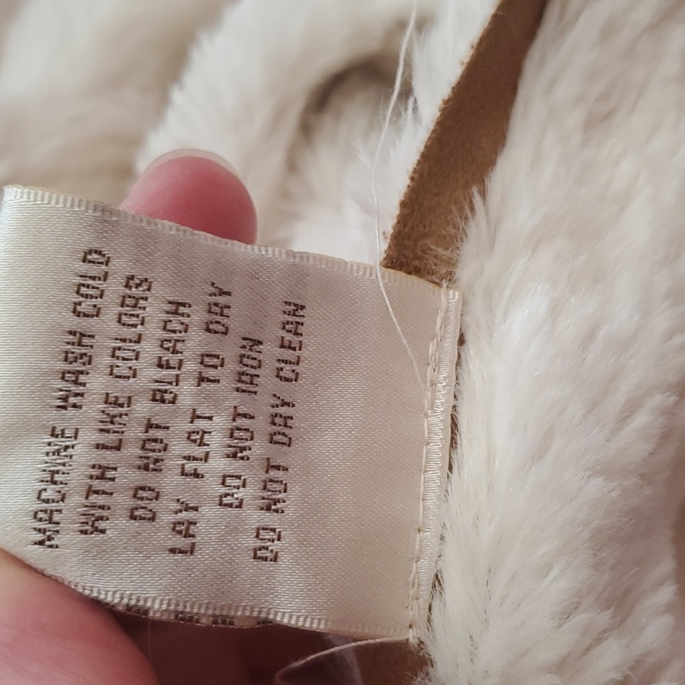 Vintage Faux Suede Ladies Vest Size M - Picture 9 of 9